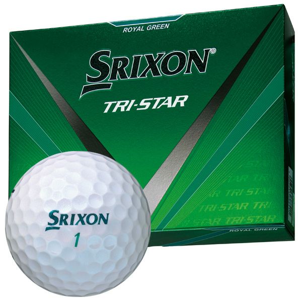 SRIXON BALL スリクソン 2024 トライスター ゴルフボール (ロイヤルグリーン)